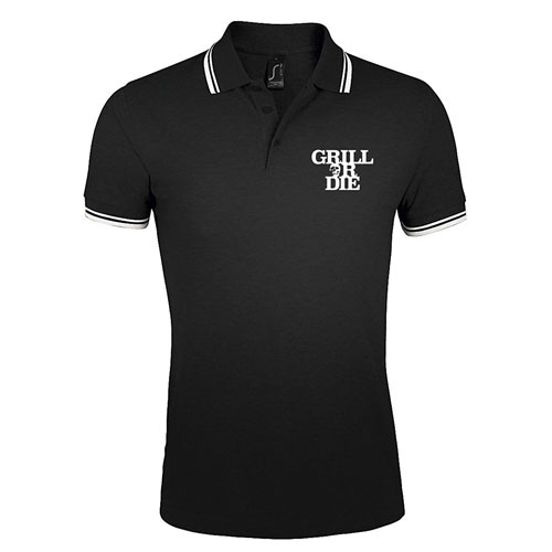 GRILL OR DIE Polo-Shirt