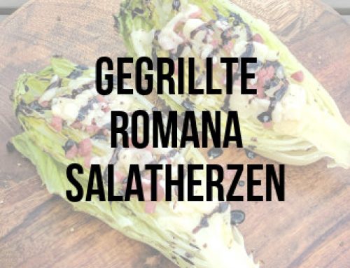 Gegrillte Romana-Salatherzen