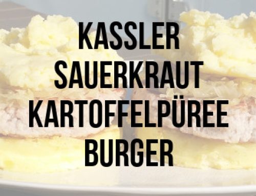 Kassler-Sauerkraut-Kartoffelpüree-Burger