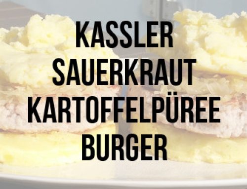 Kassler-Sauerkraut-Kartoffelpüree-Burger